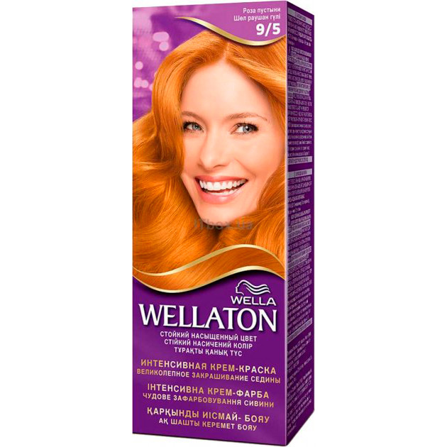 Краска для волос WELLATON 9/5 Роза пустыни 110 мл (4056800827541) ᐉ ...