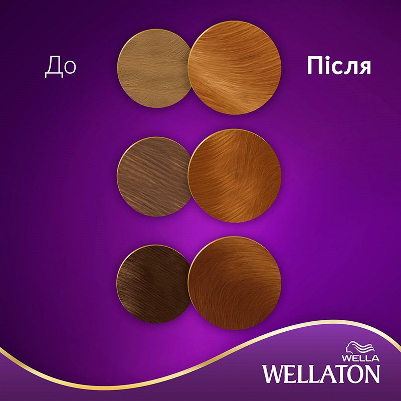 Краска для волос WELLATON 8/74 Шоколад с карамелью 110 мл (4056800621194) Тип волос/кожи головы для всех типов