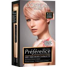 Фарба для волосся L'OREAL PARIS Preference 9.23 Рожева платина 174 мл (3600523577613)