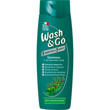 Шампунь WASH&GO с экстрактами трав для жирных волос 200 мл (8008970046006)