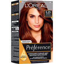 Гель-краска для волос L'Oreal Paris Recital Preference 5.25 - Каштановый перламутровый 174 мл (3600520248929)