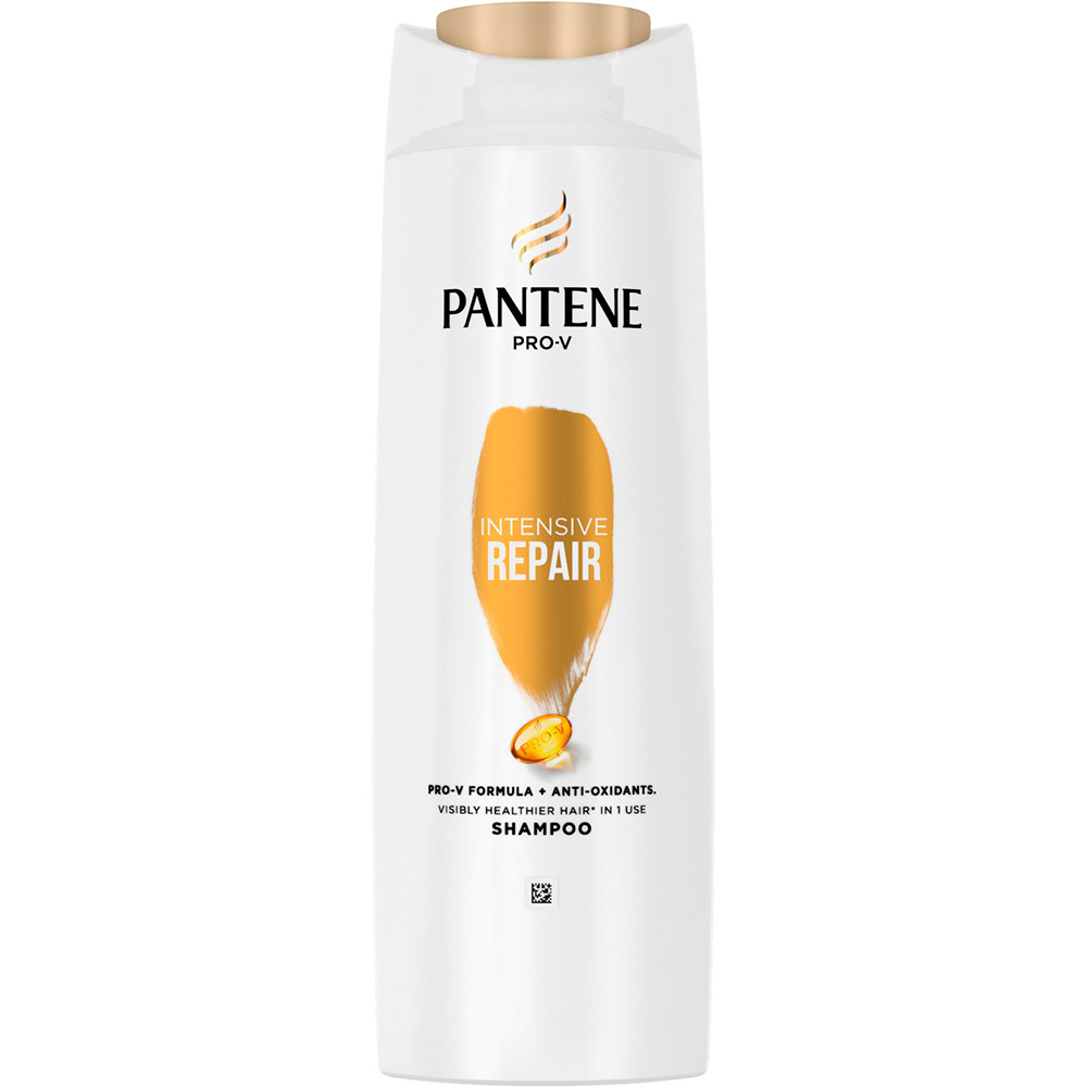 Шампунь Pantene Pro-V Інтенсивне відновлення 400 мл (5410076561834) Склад Aqua, Sodium Laureth Sulfate, Sodium Citrate, Cocamidopropyl Betaine, Sodium Xylenesulfonate, Stearyl Alcohol, Sodium Chloride, Cetyl Alcohol, Parfum, Sodium Benzoate, Citric Acid, Sodium Salicylate, Polyquaternium-6, Guar Hydroxyprop