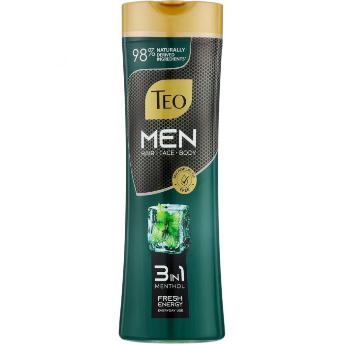 Шампунь Teo Beauty Men 3 in 1 Menthol 350 мл