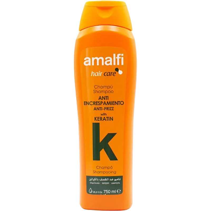 Шампунь AMALFI Anti-Frizz з кератином 750 мл (ASAF750)