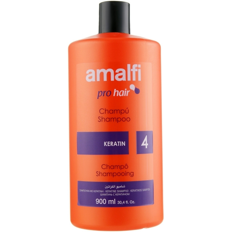 Шампунь AMALFI Keratin 900 мл (ASK900)