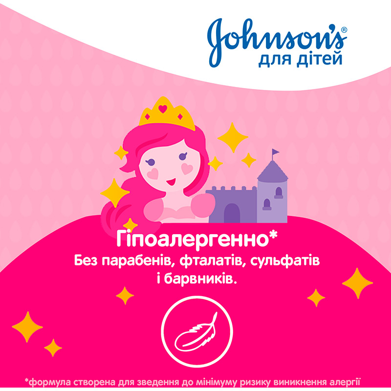 Шампунь JOHNSON'S Baby Блестящие локоны 300 мл (3574669907293) Объем 300