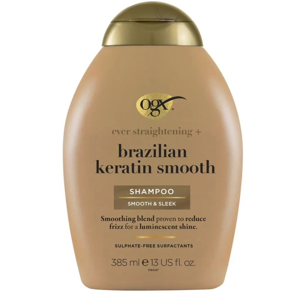 Шампунь OGX Brazilian Keratin Smooth Pазглаживающий 385 мл (22796976017)