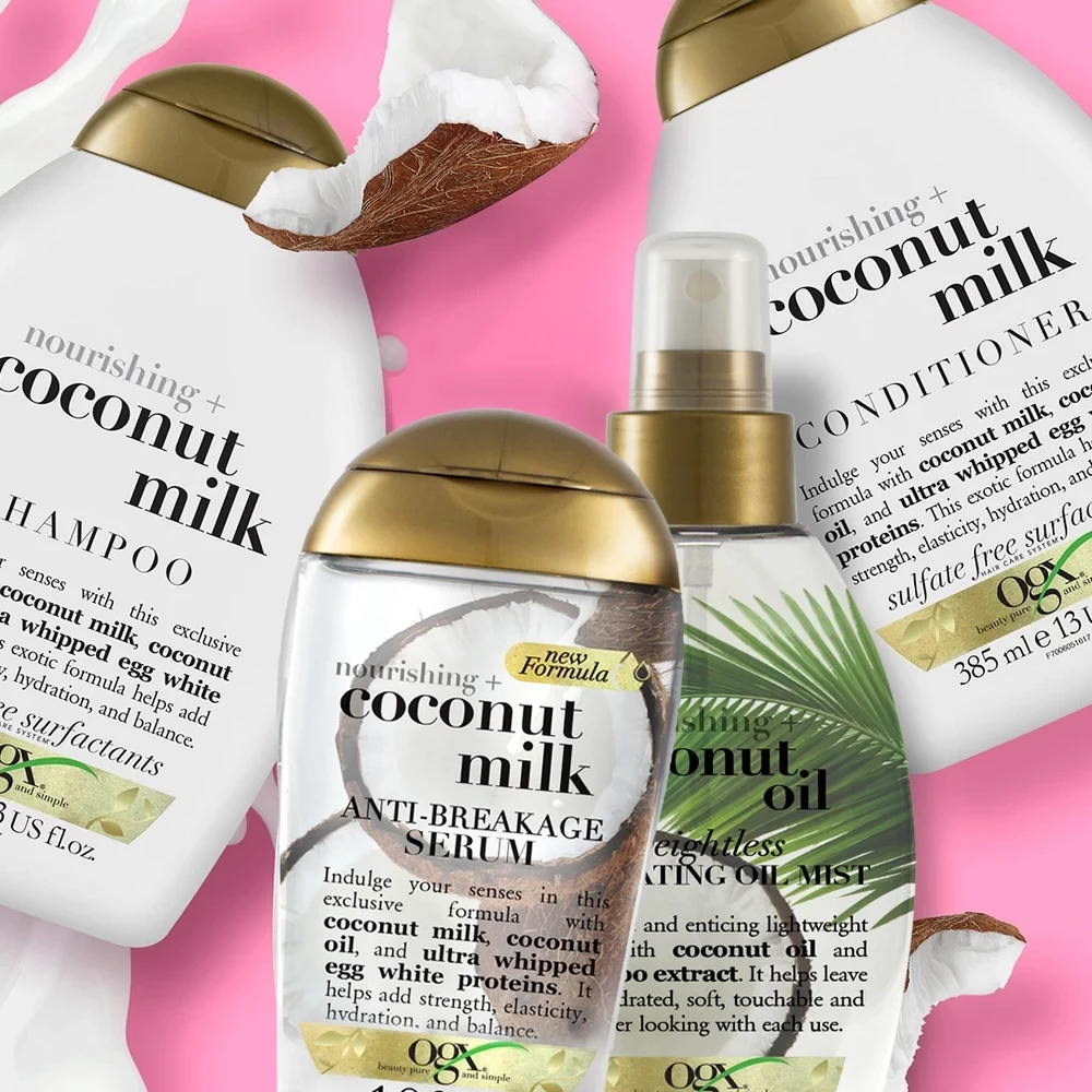 Внешний вид Кондиционер OGX Coconut Milk Hair 385 мл (22796970060)