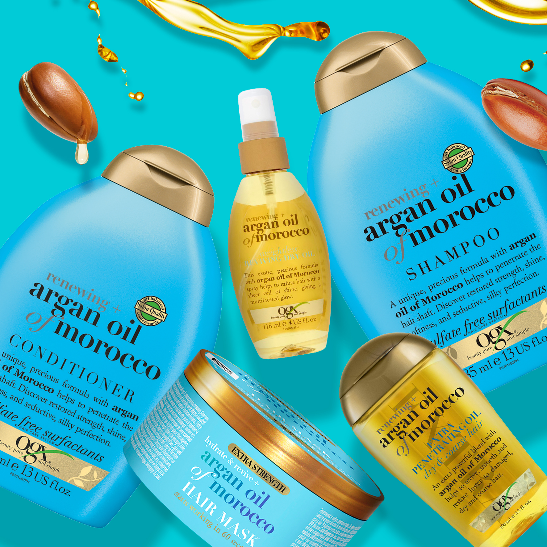 Маска OGX Argan Oil Hair Mask 300 мл (3574661685144) Категория для женщин