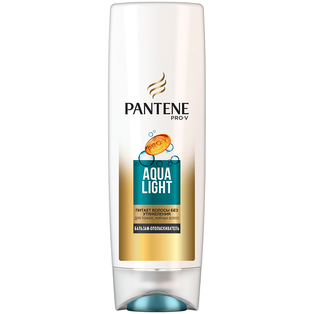 

Бальзам-ополаскиватель PANTENE PRO-V Aqua Light 360 мл (5013965696596), Бальзам Aqua Light 360мл