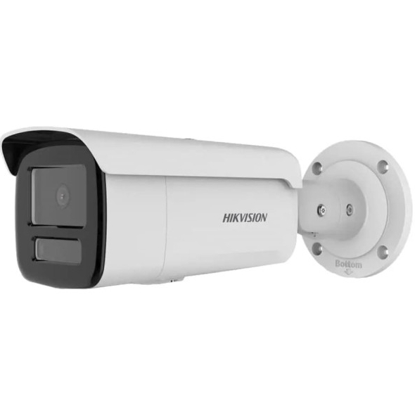 IP-камера HIKVISION DS-2CD2T43G2-4LI (4мм) Дополнительно Угол обзора по диагонали: 100°, 3D DNR, Программное обеспечение: iVMS-4200, Hik-Connect, Hik-Central, Обнаружение объекта- 78м, наблюдение- 31м, распознание- 15м, идентификация- 7м; Оповещение про технические проблемы, слот microSD до 512 Гб