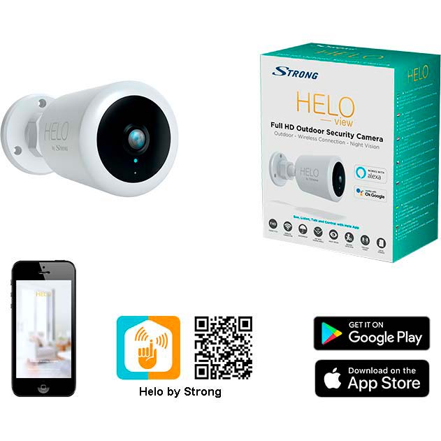 IP-камера STRONG HELO CAMERA-W-OUT (Helo-Out) Тип підключення бездротове