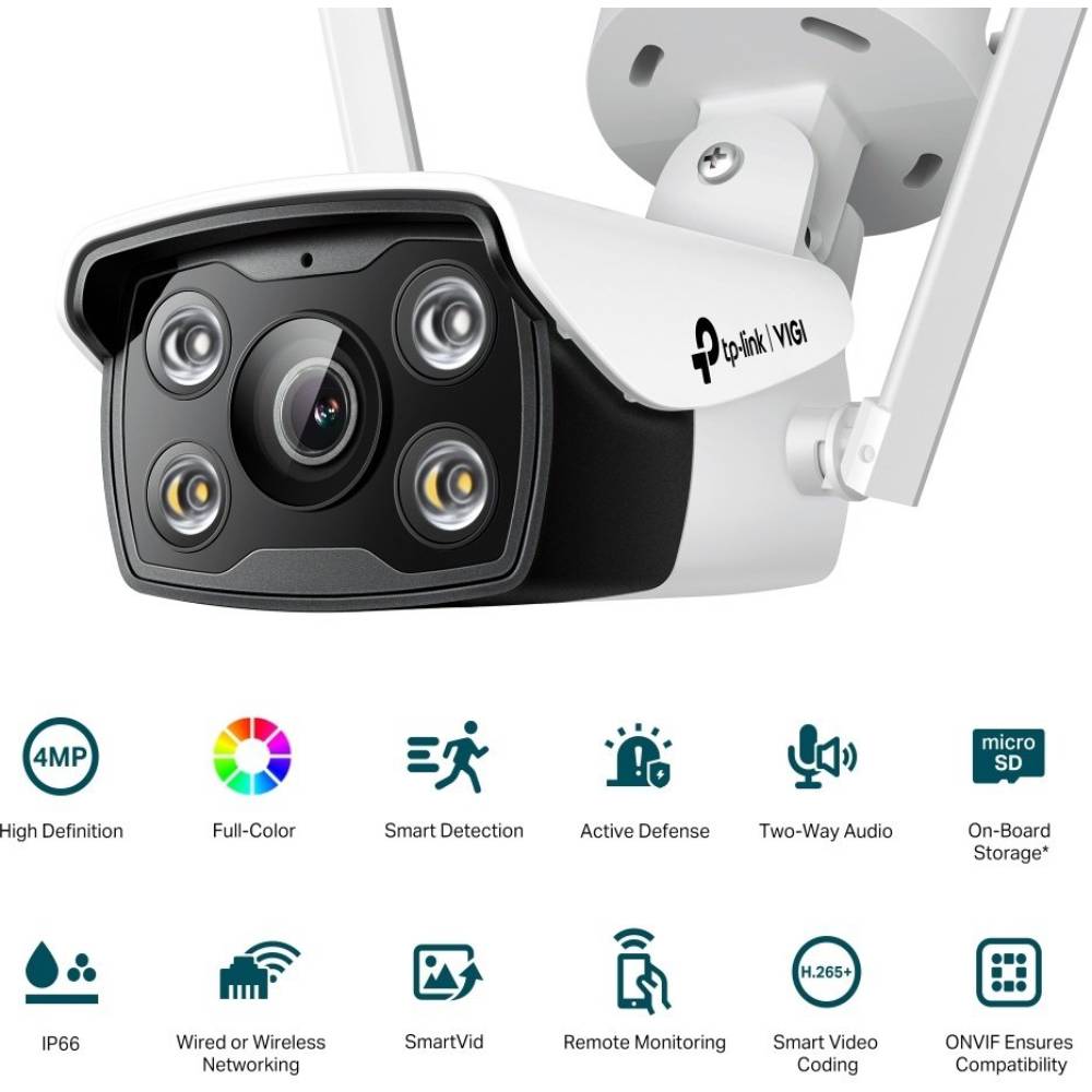IP-Камера TP-LINK VIGI С340-W-4 Тип корпуса направленная