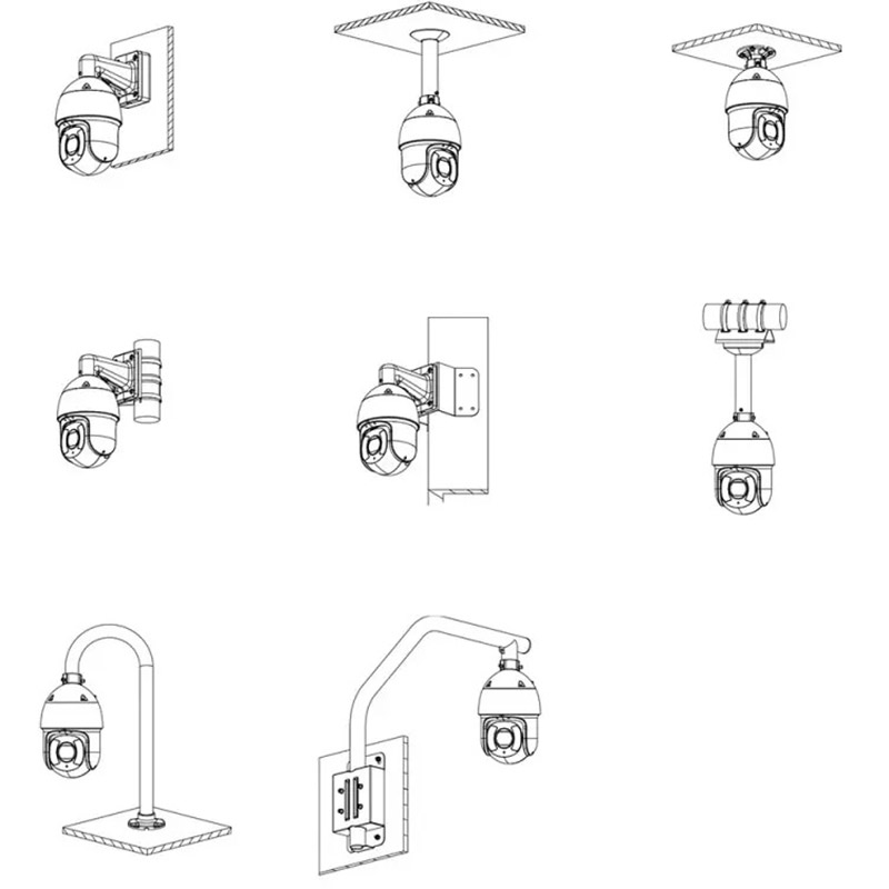 IP-камера DAHUA DH-SD6CE245GB-HNR Тип корпусу корпусна (box)