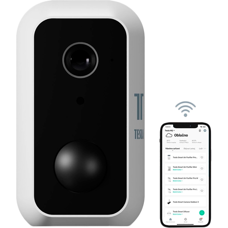 IP-камера TESLA з PIR-датчиком (TSL-CAM-SNAP11S) Тип підключення бездротове