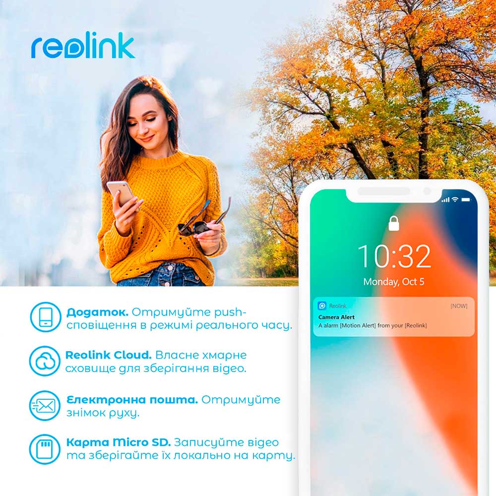 IP-камера Reolink Argus Eco Застосування внутрішнє спостереження