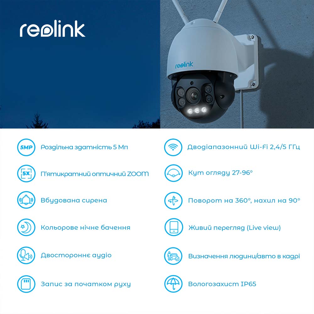 Фото IP-камера REOLINK RLC-523WA