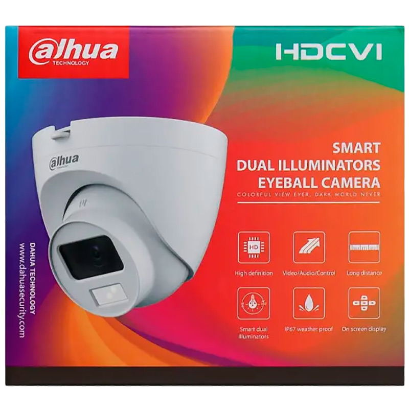 Заказать IP-камера DAHUA HDCVI DH-HAC-HDW1500CLQP-IL-A (2.8мм)