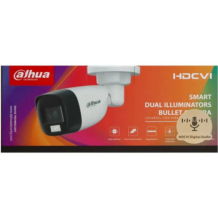 IP-камера DAHUA HDCVI DH-HAC-HFW1200CMP-IL-A (2.8мм) Тип подключения проводное