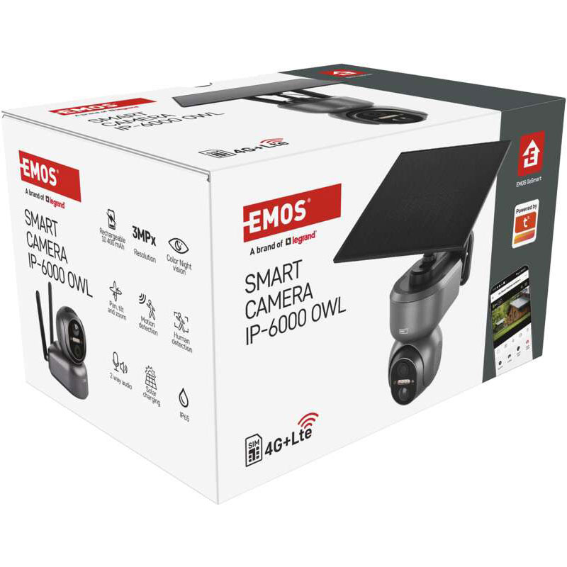 Фото 19 IP-камера EMOS GoSmart 4G LTE IP-6000 OWL (H4058)