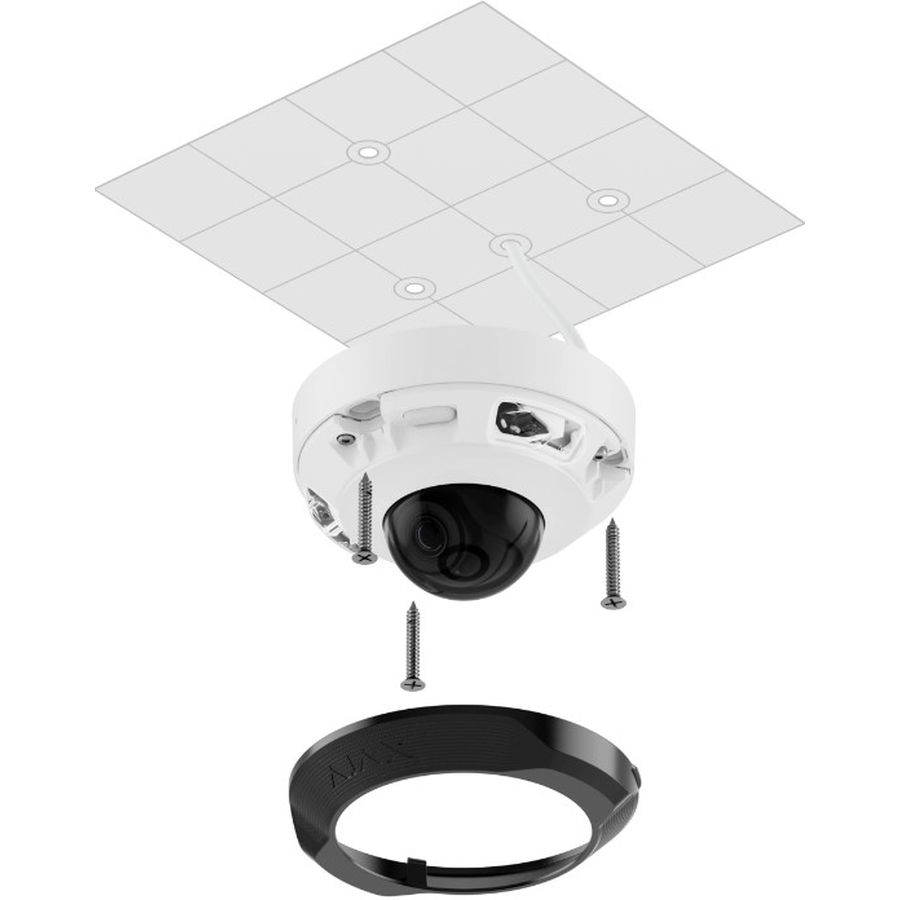 IP-Камера AJAX DomeCam Mini 5 мп 4 мм White (000039321) Применение внутреннее наблюдение