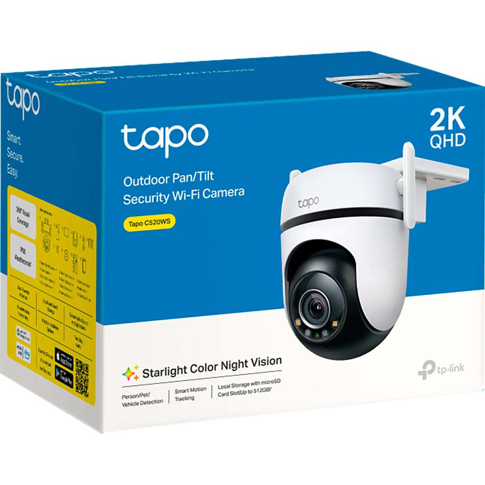 IP-камера TP-LINK TAPO C520WS (TAPO-C520WS) Тип корпусу купольна