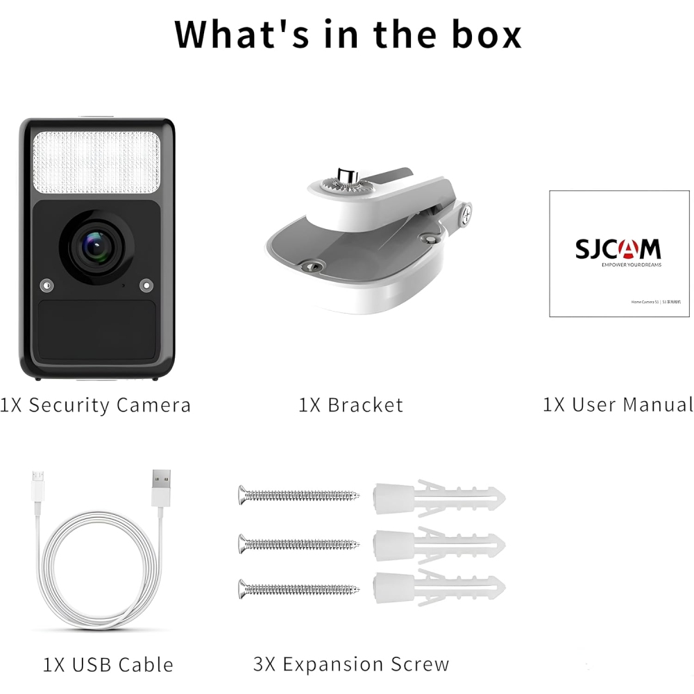 IP-камера SJCAM S1 Black (S1 home camera) Применение внутреннее наблюдение