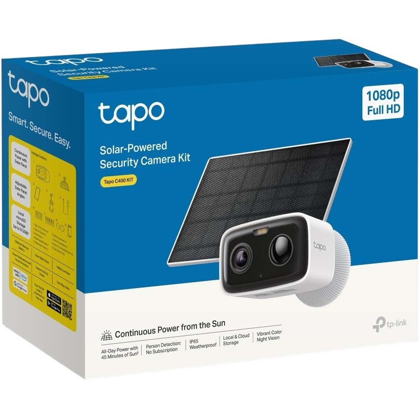 IP-камера TP-LINK TAPO C400 KIT Тип корпуса корпусная (box)