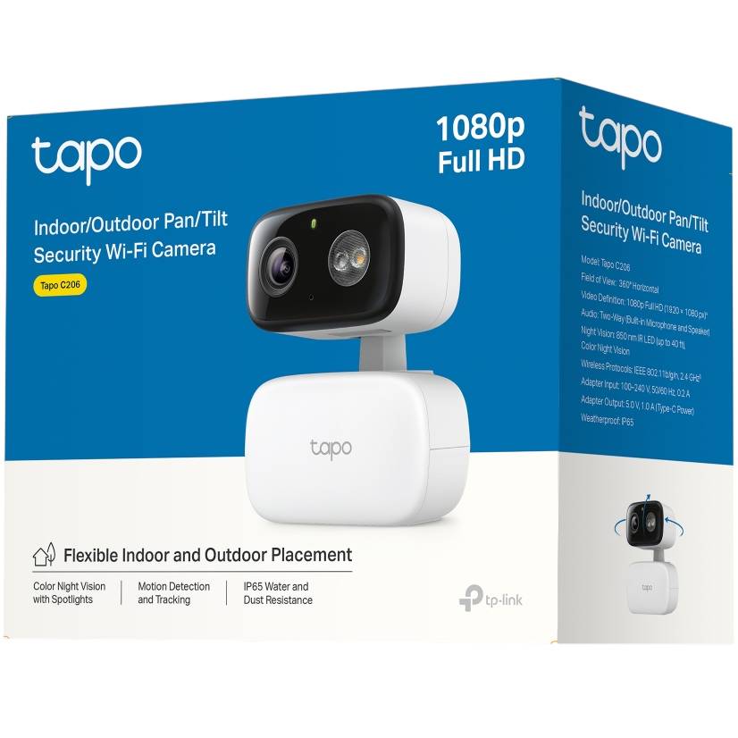 IP-камера TP-LINK Tapo C206 FHD N300 microSD motion detection AI (TAPO-C206) Применение внутреннее наблюдение