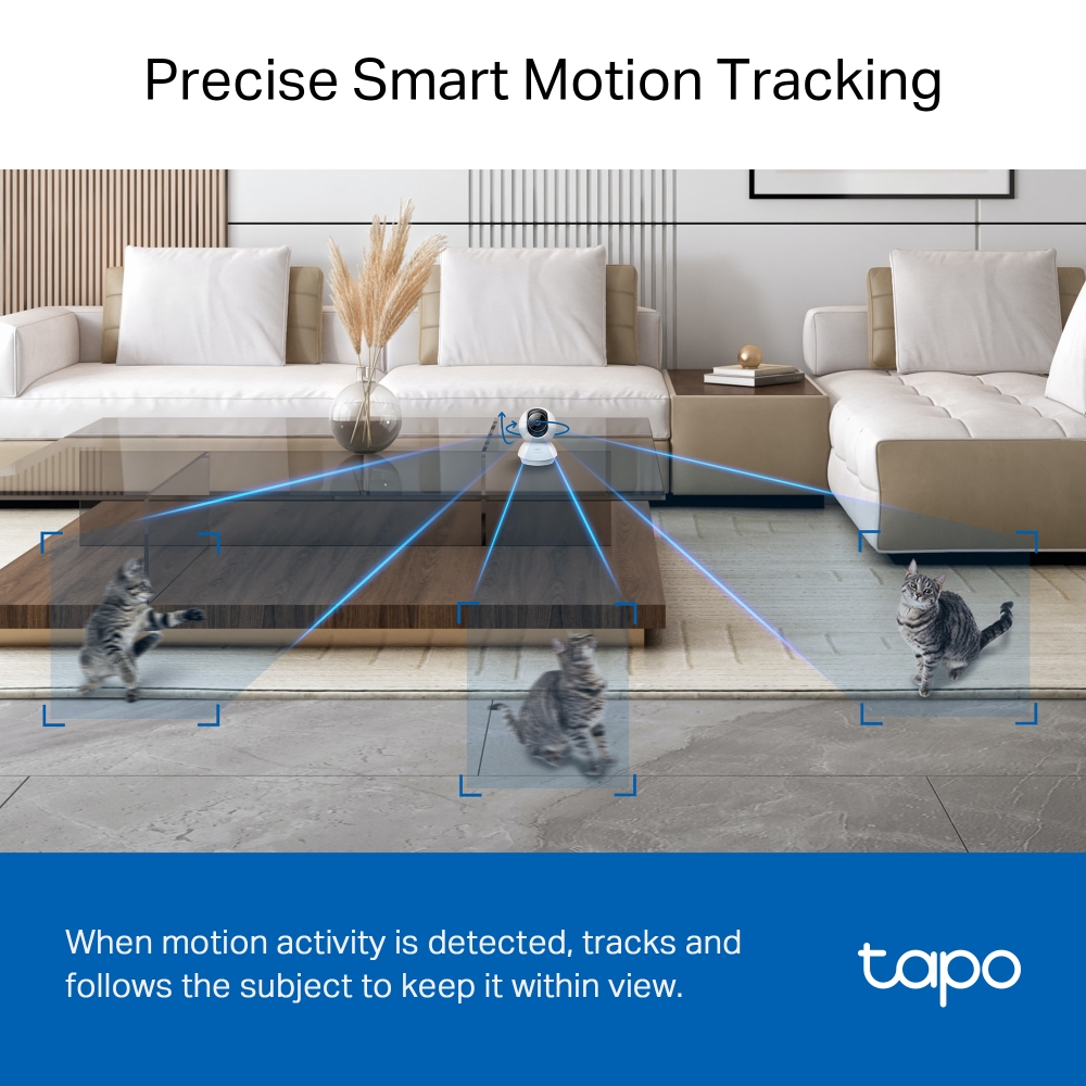 Изображение IP-камера TP-LINK Tapo C230 3MP N300 microSD motion detection 360° mic (TAPO-C230)
