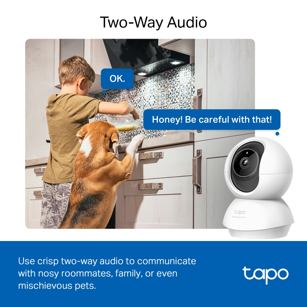 Фото IP-камера TP-LINK Tapo C230 3MP N300 microSD motion detection 360° mic (TAPO-C230)