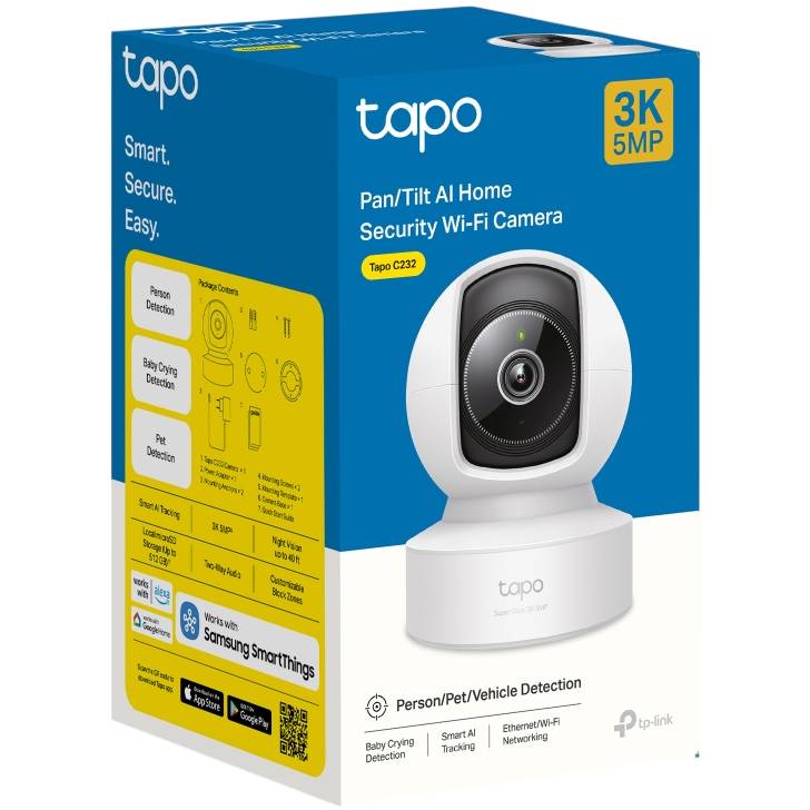 IP-камера TP-LINK Tapo C232 5MP N300 microSD motion detection. AI (TAPO-C232) Применение внутреннее наблюдение