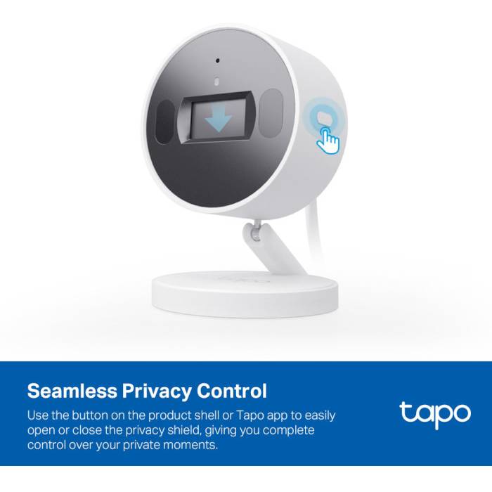 IP-камера TP-LINK Tapo C125 4MP N300 Дополнительно Слот для карт MicroSD; физический затвор конфиденциальности; разумное обнаружение и оповещение с помощью искусственного интеллекта; настраиваемое обнаружение перекрестных линий; зона активности; голосовое управление: Google Assistant, Amazon Alexa, Apple 