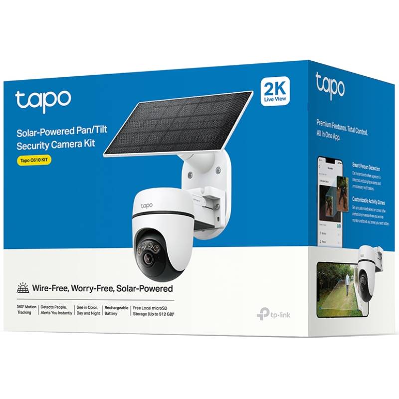 IP-камера TP-LINK TAPO C610 KIT 2K QHD с солнечной панелью Применение наружное наблюдение