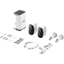 IP-камера BASEUS Security N1 Plus Outdoor Camera 2K 2-Cam Kit White EU (S0TY002131)