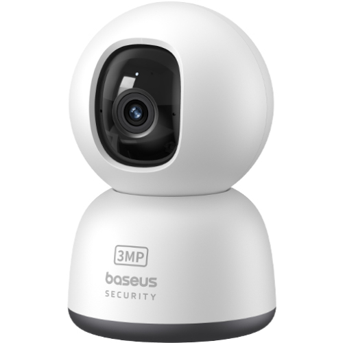 IP-камера BASEUS Security P1 Series Indoor 3MP OS White EU (S0TV002132) Дополнительно поддержка карт microSD до 256 ГБ