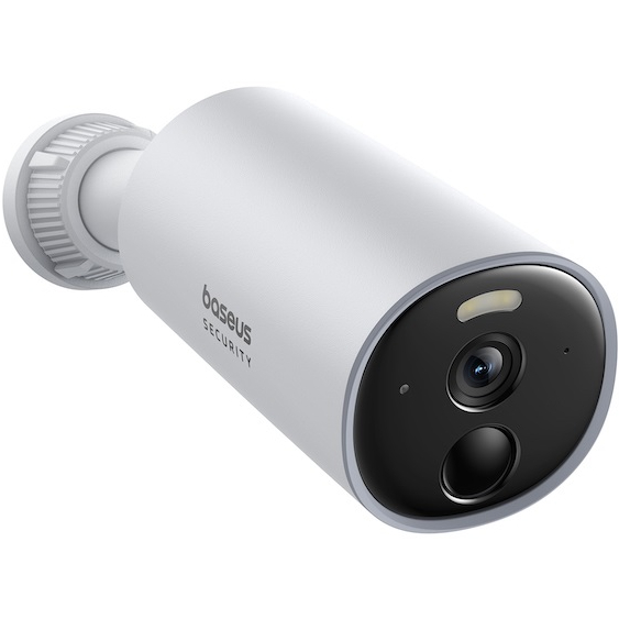 IP-камера BASEUS Security B1 Outdoor Camera 2K White (S0SV002130) Дополнительно 8 ГБ встроенной памяти; Емкость аккумулятора 800 мАч обеспечивает до 210 дней автономной работы на одном заряде