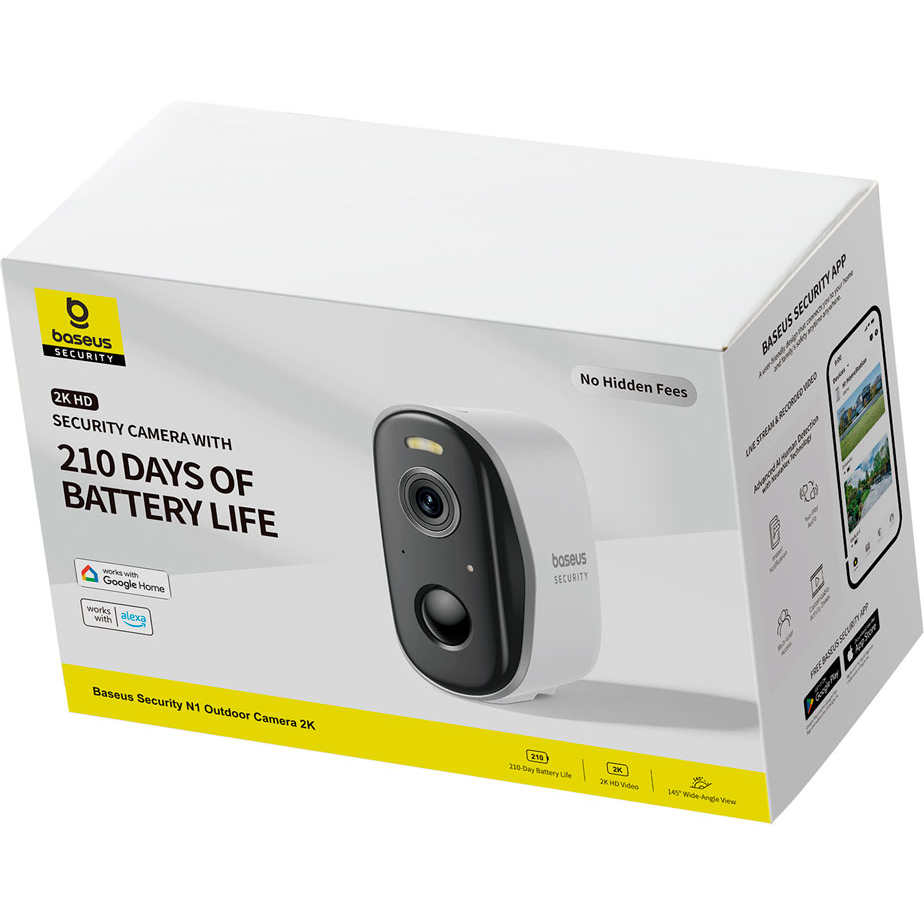 IP-камера BASEUS Security N1 Outdoor Camera 2K White (S0ST002130) Тип корпуса направленная