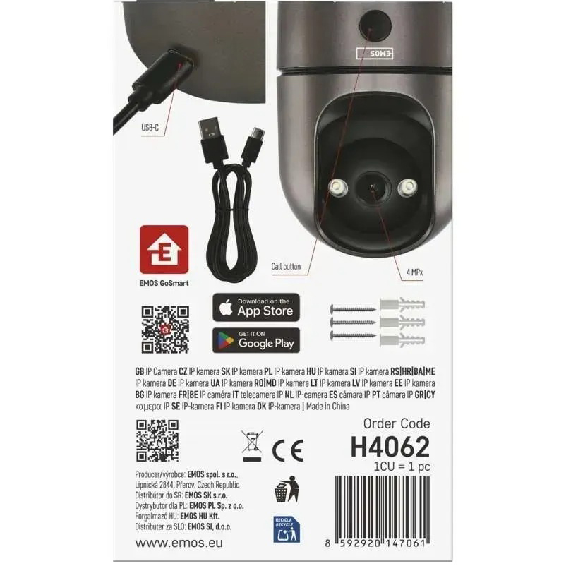 Фото 17 IP-камера EMOS GoSmart Wi-Fi (H4062)