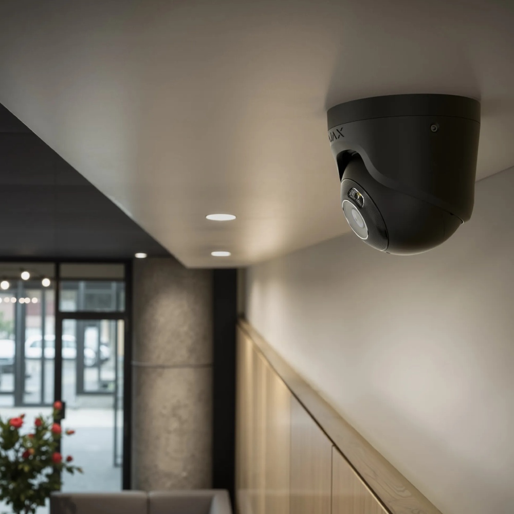 Заказать IP камера AJAX TurretCam HL Black 8МП (2.8мм)