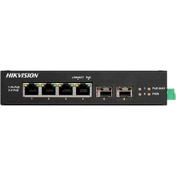 Коммутатор HIKVISION DS-3T0506HP-E/HS