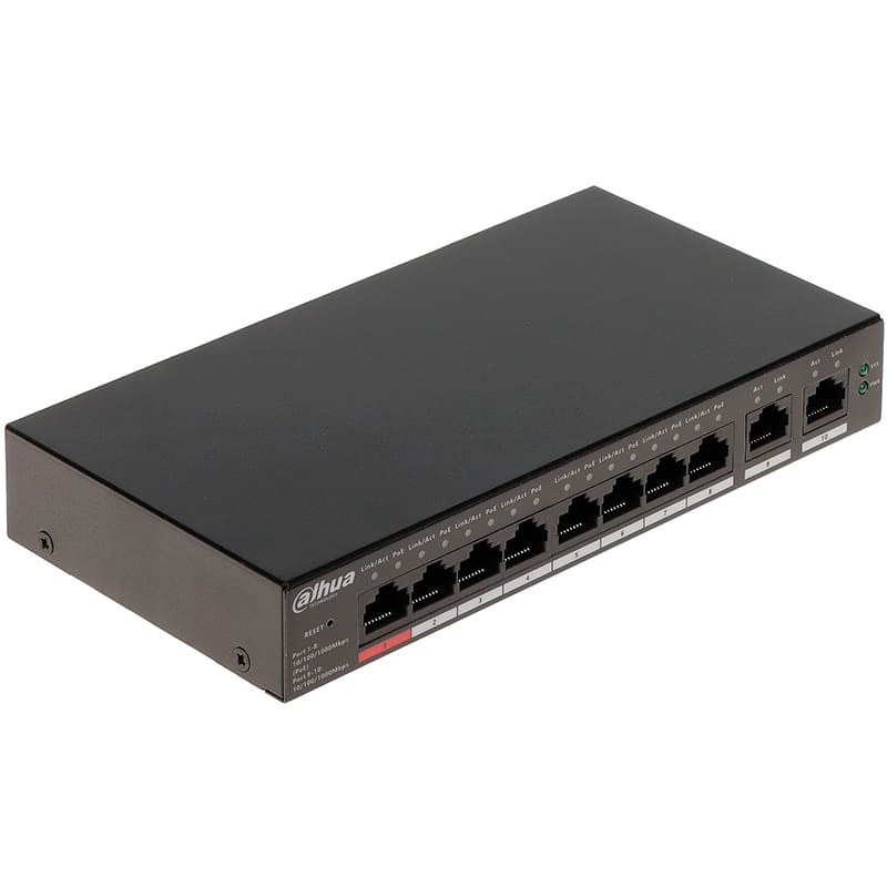 Комутатор DAHUA DH-CS4010-8GT-110 Форм-фактор настільний