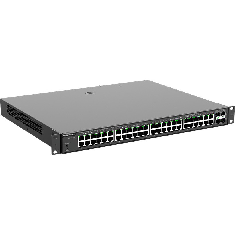 Коммутатор RUIJIE Reyee RG-NBS3100-48GT4SFP-P Тип управляемый 2-го уровня
