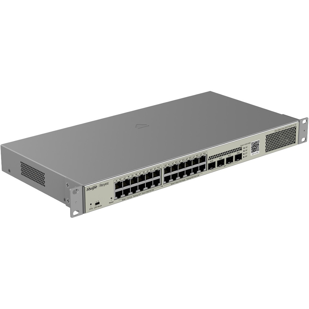Комутатор RUIJIE Reyee RG-NBS3100-24GT4SFP-P-V2 Ширина/висота корпусу 440/44
