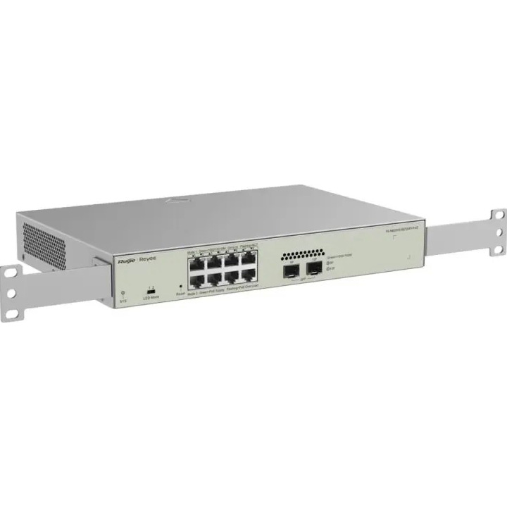 Коммутатор RUIJIE Reyee RG-NBS3100-8GT2SFP-P V2 Ширина/высота корпуса 300/44