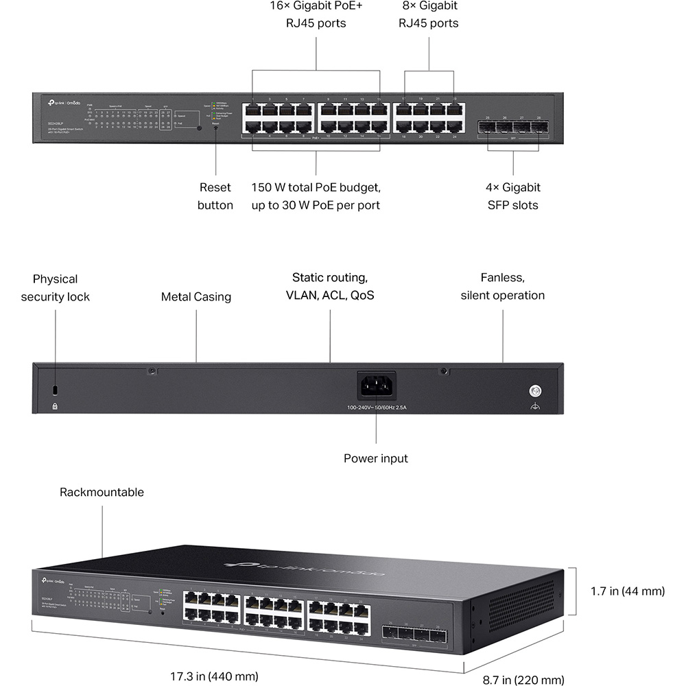 Фото Комутатор TP-LINK Omada SG2428LP
