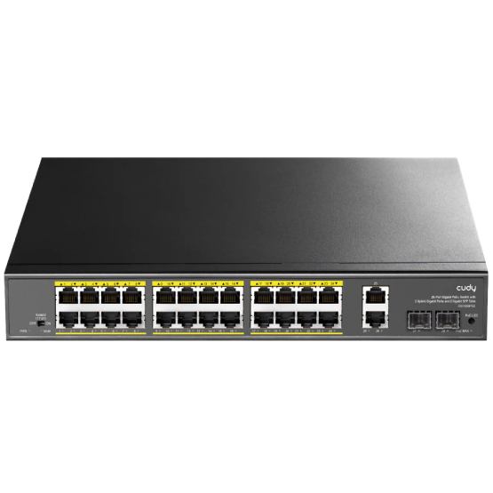 Коммутатор CUDY GS1026PS2 Тип неуправляемый