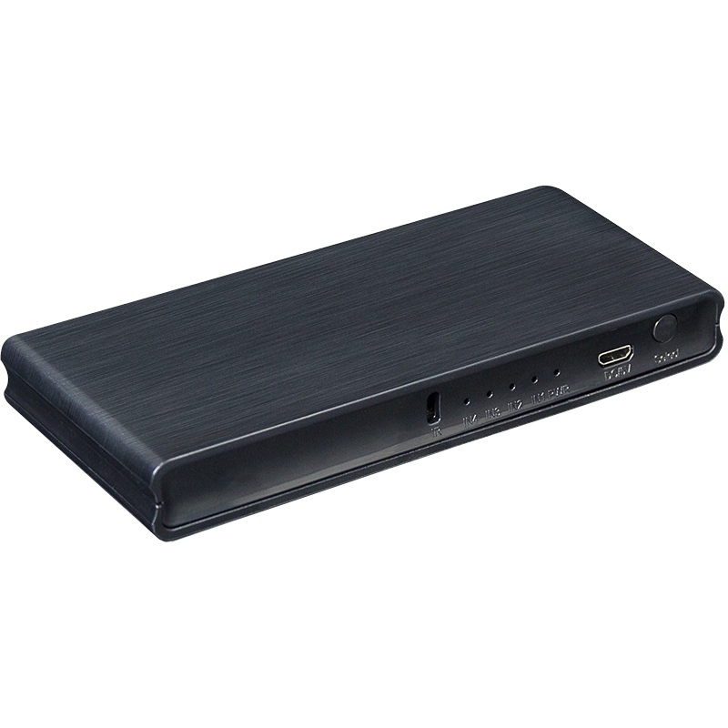 Комутатор POWERPLANT HDMI 2.0 4х1 з ІЧ-пультом ДК (HDSW4X1) Вид перехідник