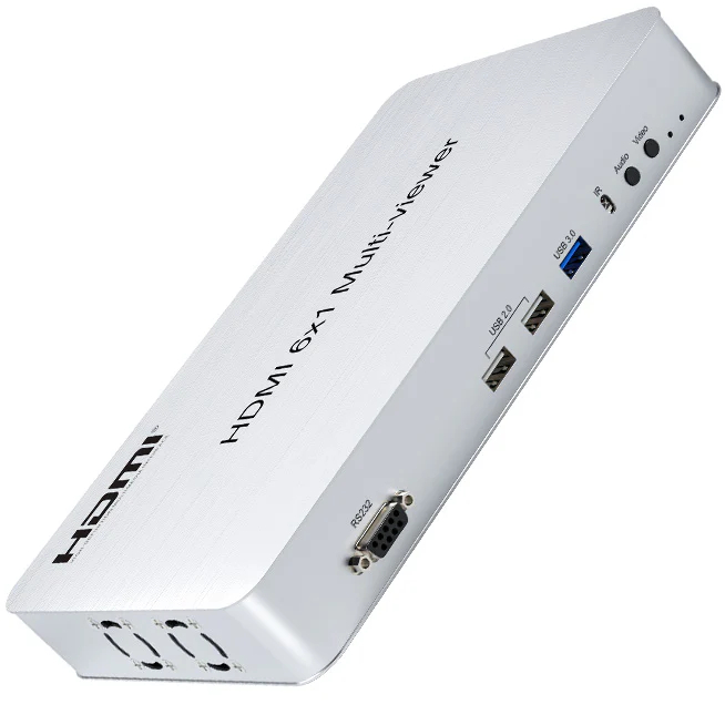 Замовити Комутатор POWERPLANT HDMI 6x1 Multi-viewer 1080p (HDSW6-Q)