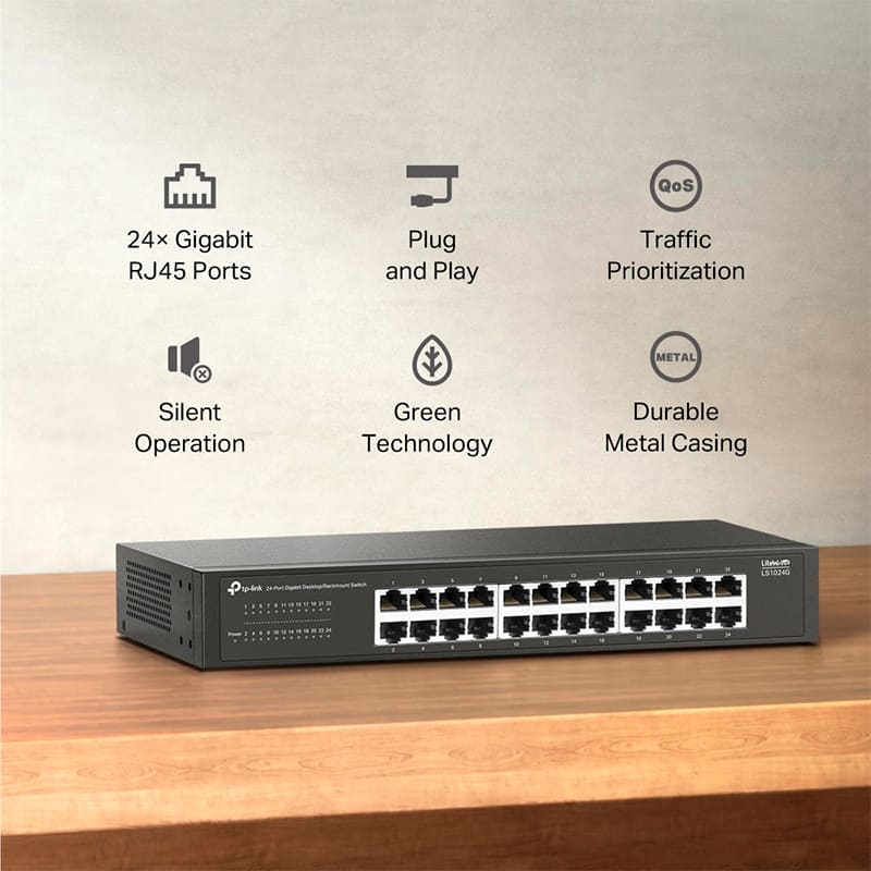 Фото Коммутатор TP-LINK LS1024G